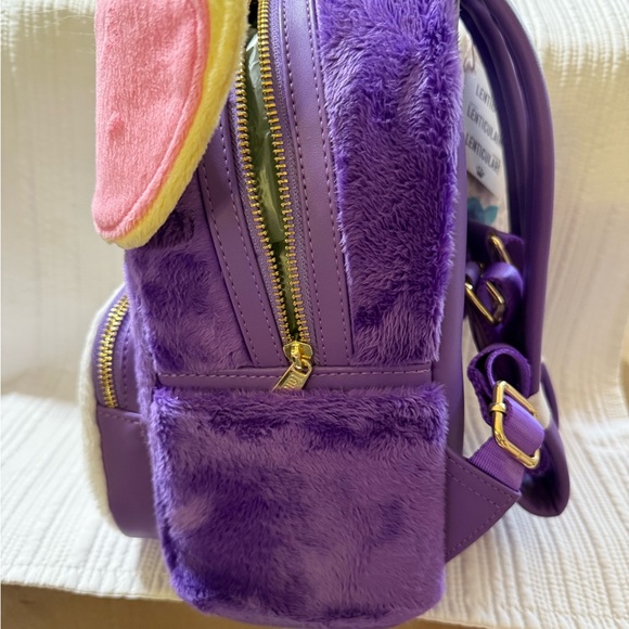 Loungefly Furby Backpack with Purple and Yellow Accents NWT - Picture 7 of 15